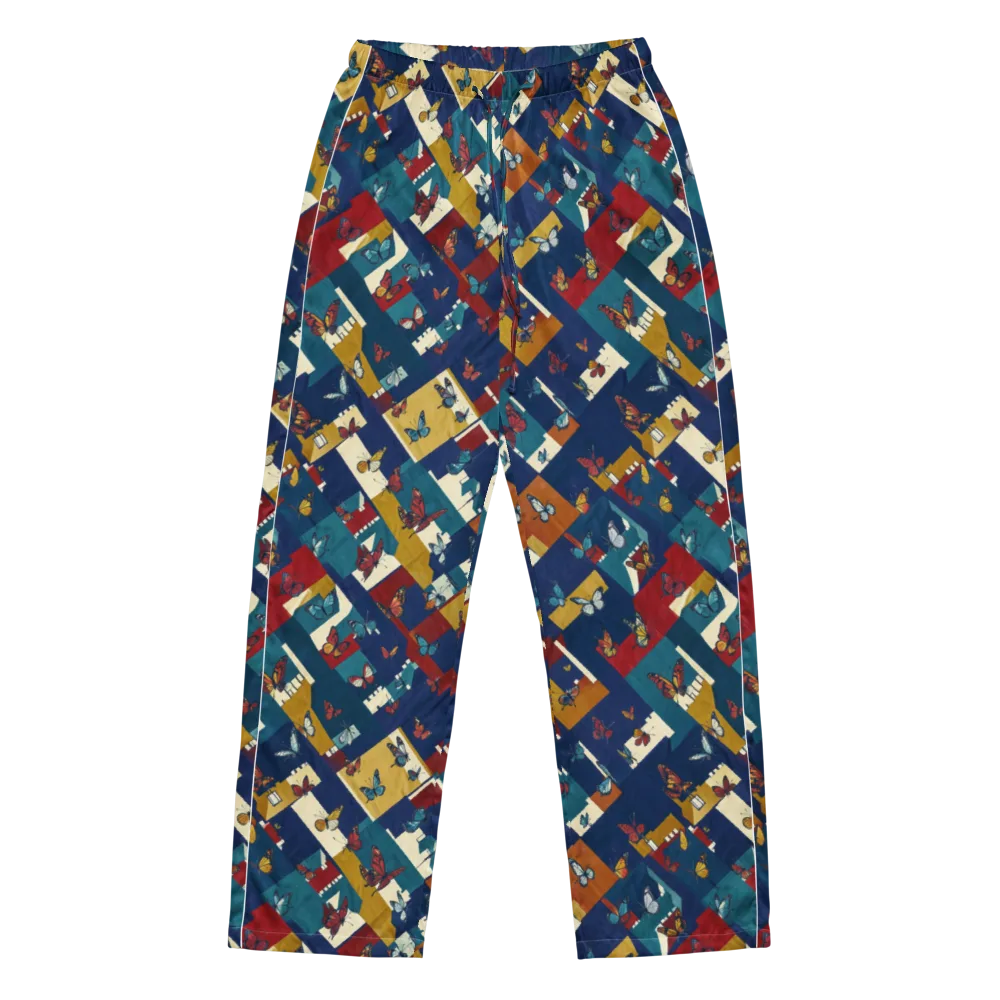Monarch Mosaic on Women's Pajama Pants — Front