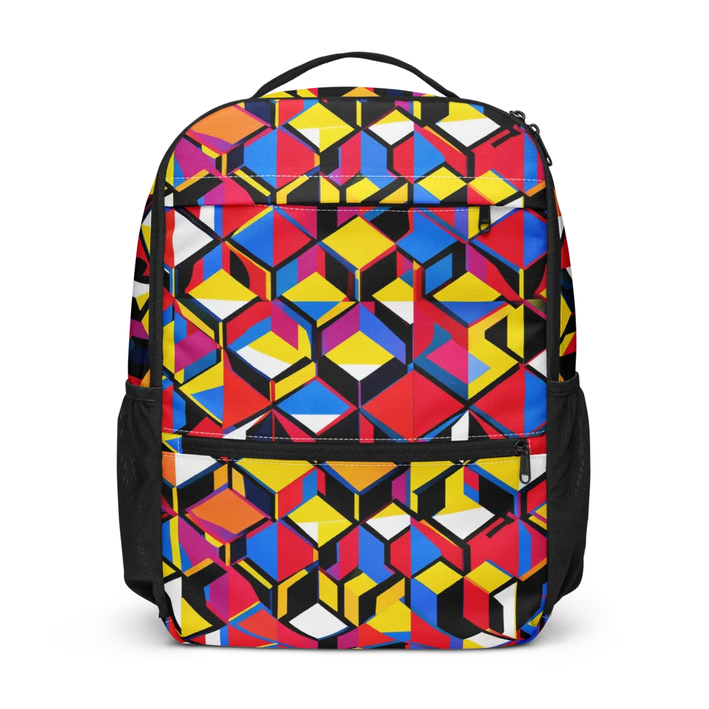 Primary Cubes on Utility Backpack — Front