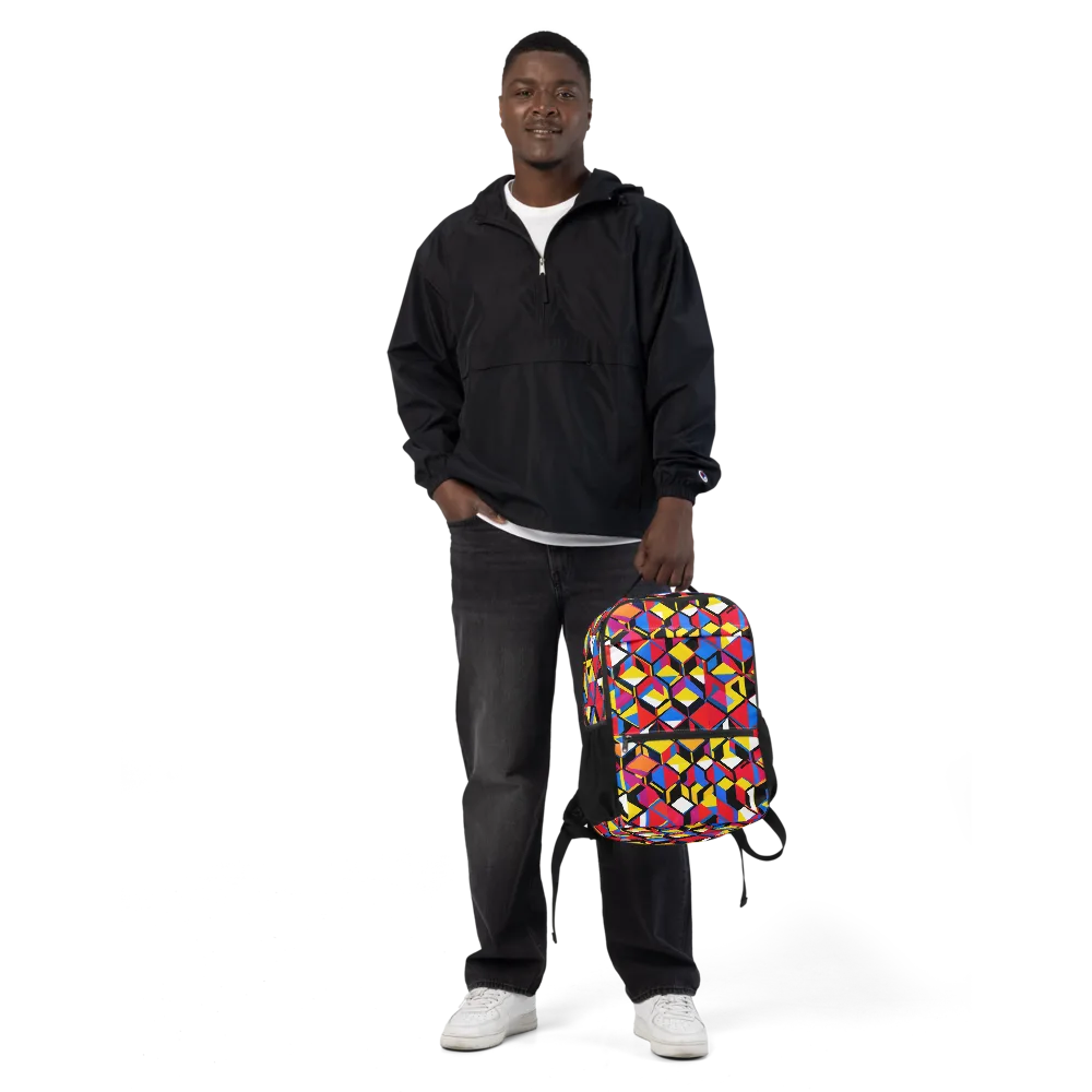 Primary Cubes on Utility Backpack — Front
