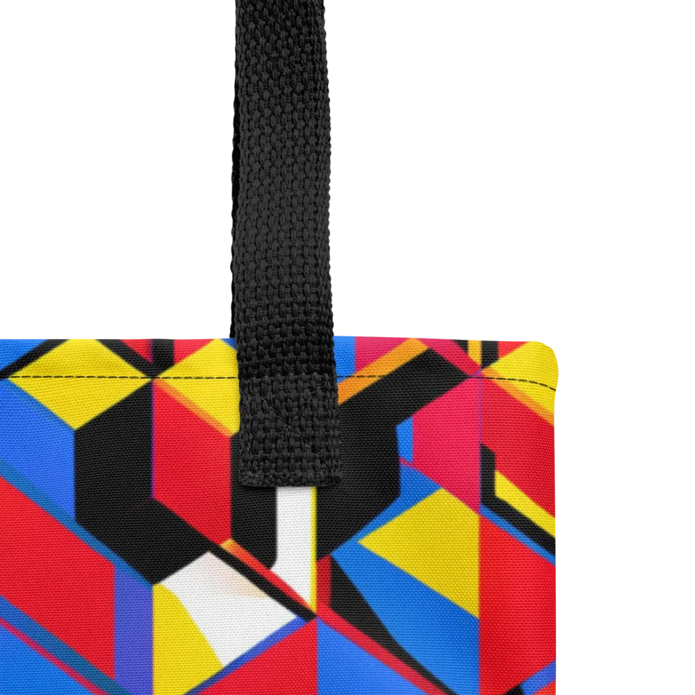 Primary Cubes on Tote Bag — Product details