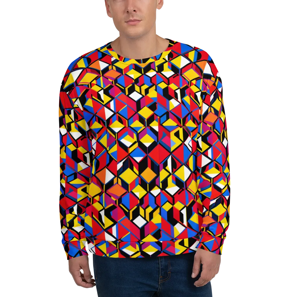 Primary Cubes on Sweatshirt — Front