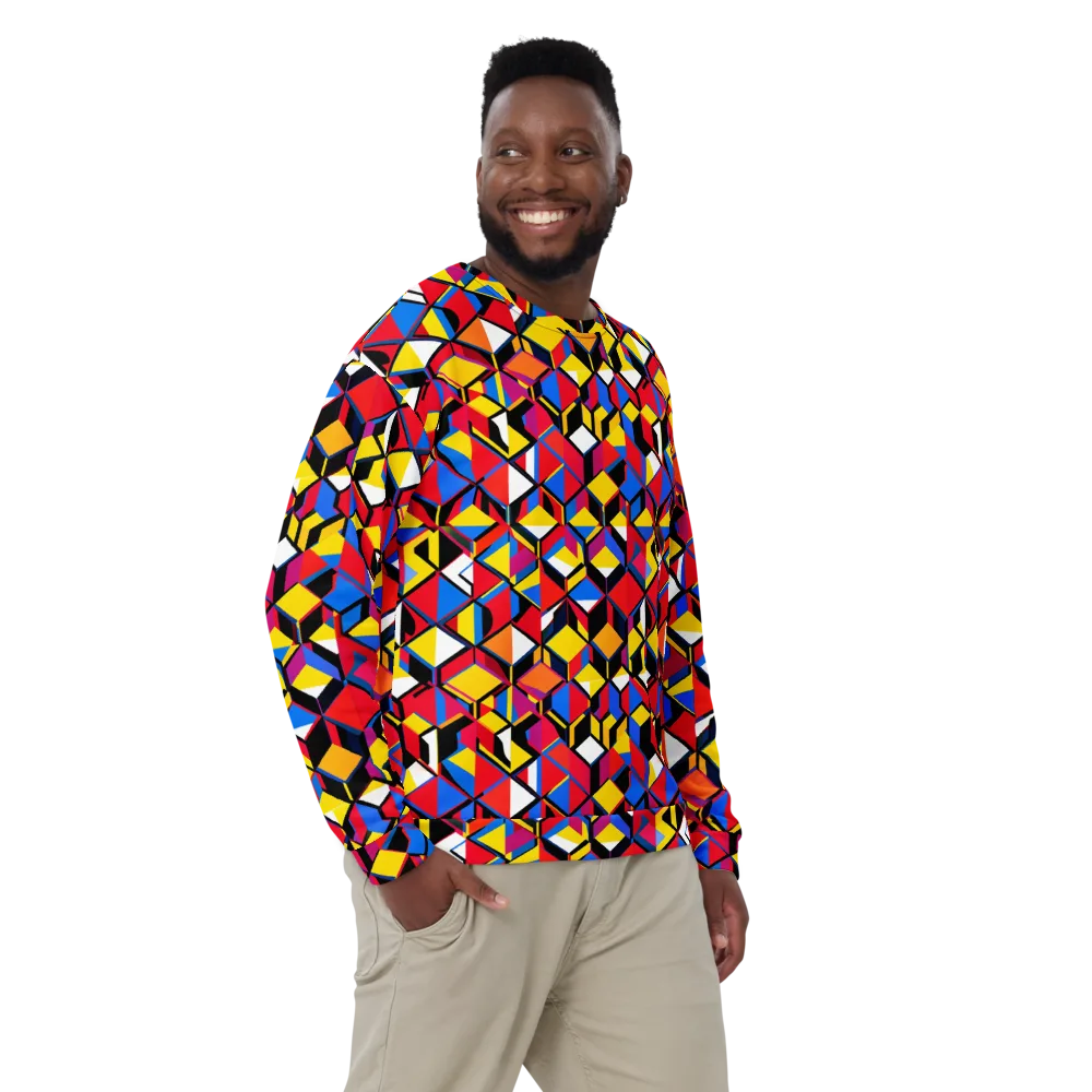 Primary Cubes on Sweatshirt — Front