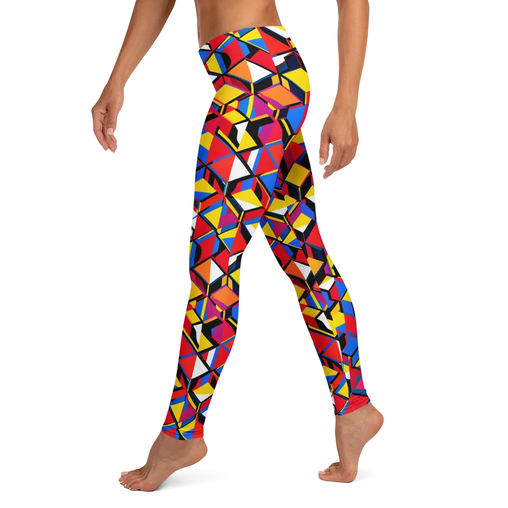 Primary Cubes on Leggings — Left