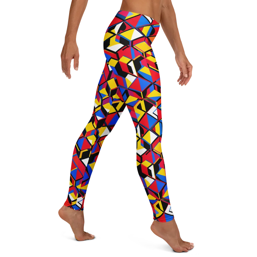 Primary Cubes on Leggings — Right