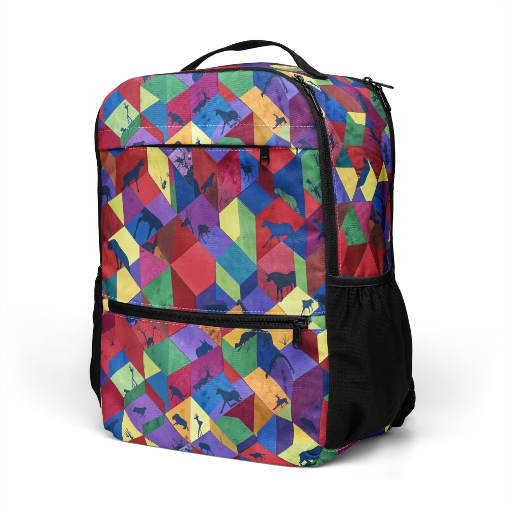 Prismatic Safari on Utility Backpack — Left Front