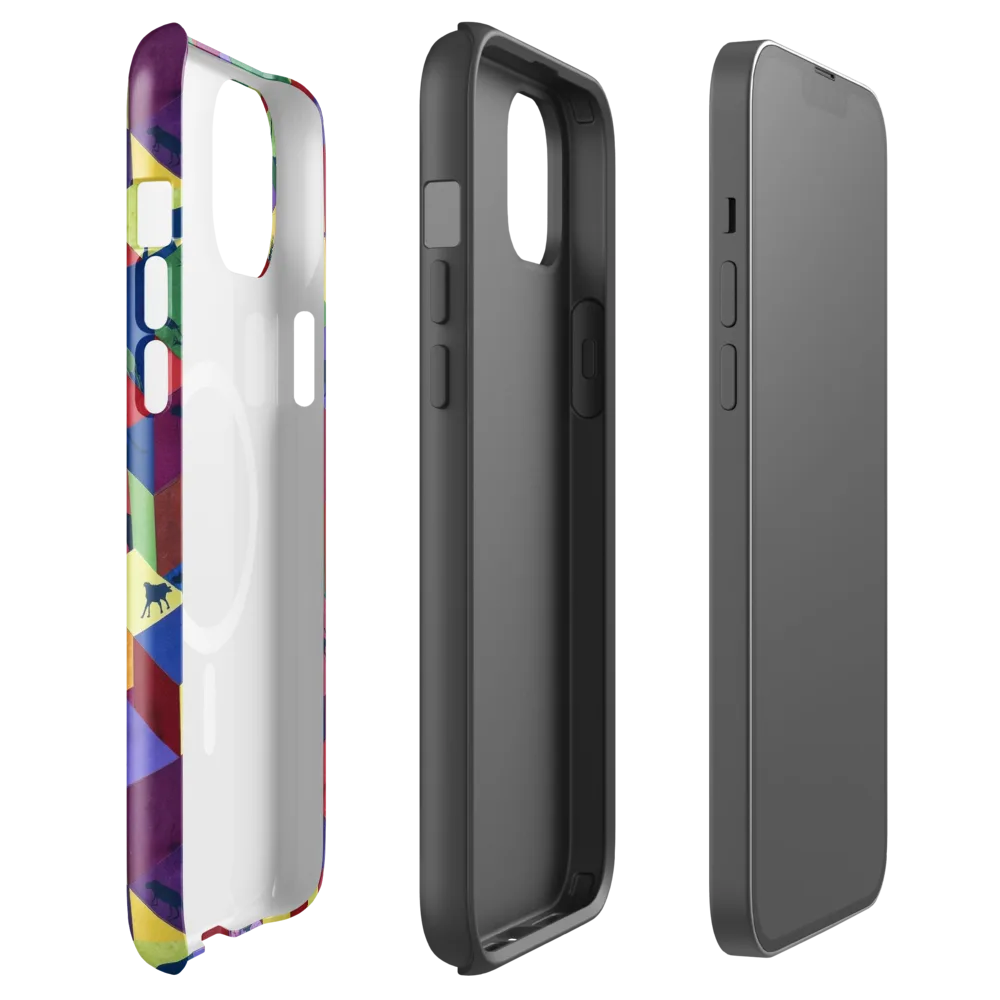 Prismatic Safari on MagSafe Tough Case for iPhone® — Front