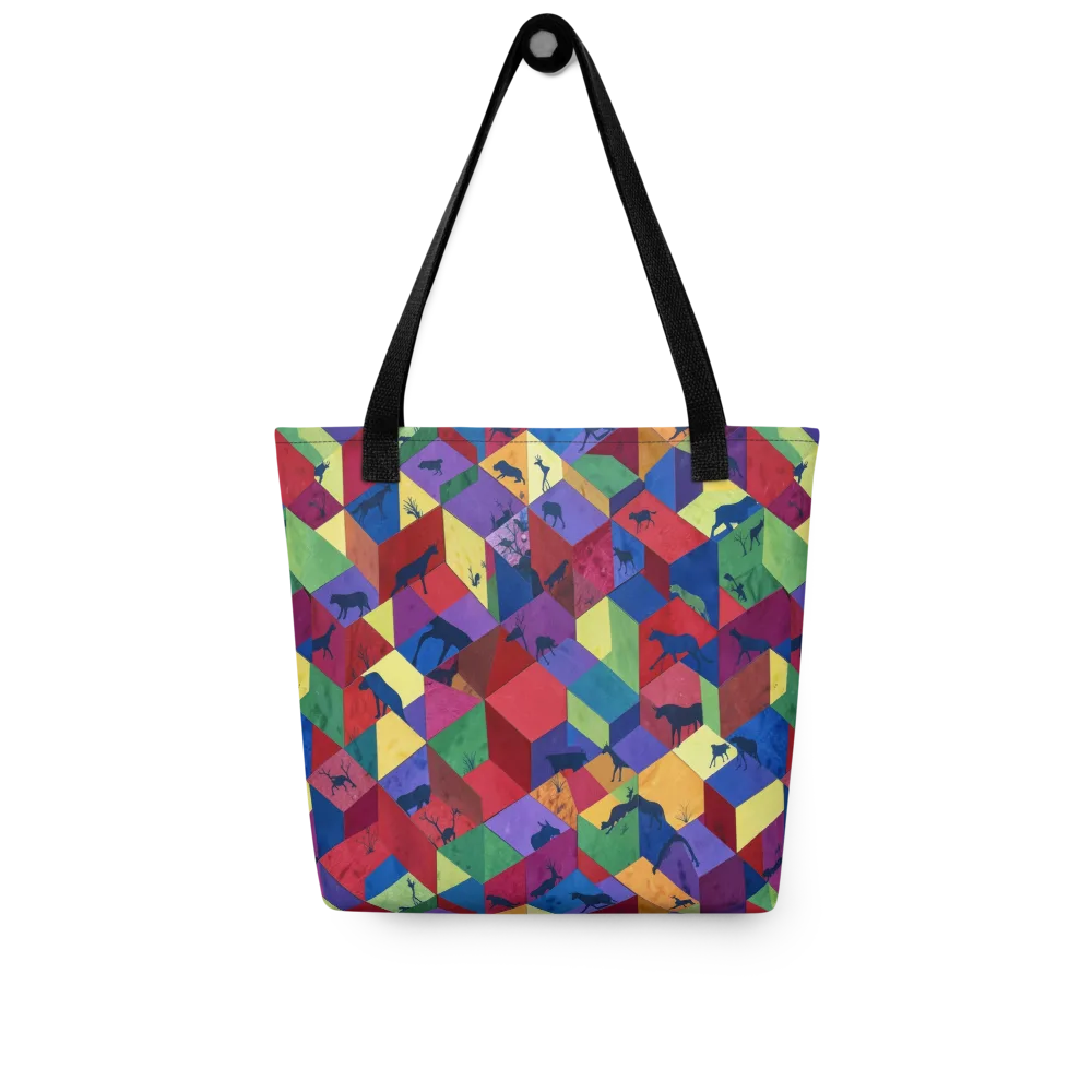 Prismatic Safari on Tote Bag — Front