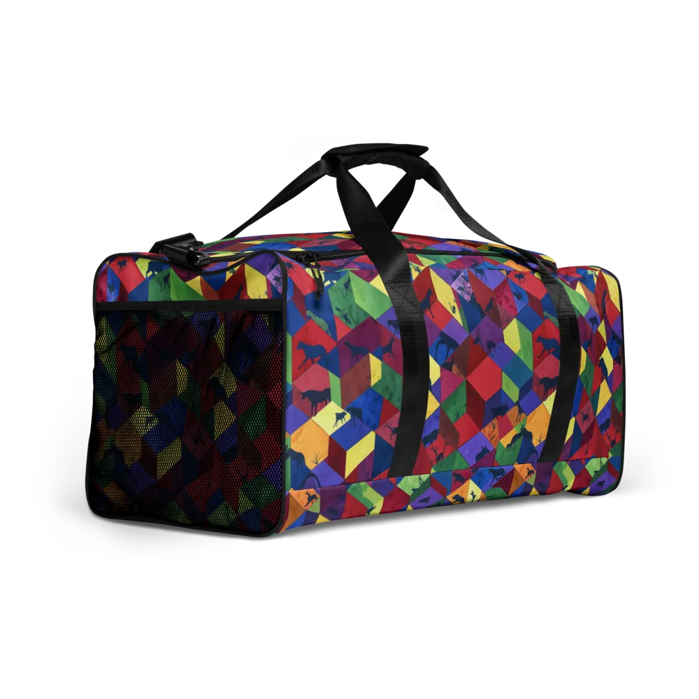 Prismatic Safari on Duffle Bag — Right Front