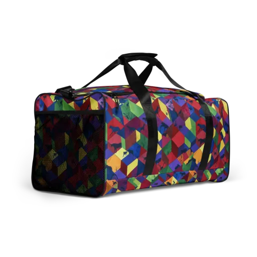 Prismatic Safari on a Duffle Bag