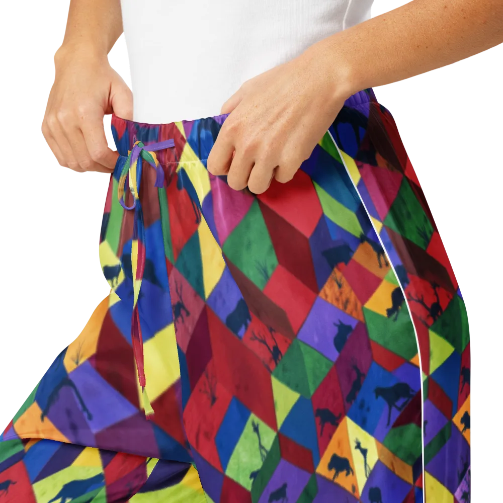 Prismatic Safari on Women's Pajama Pants — Product details