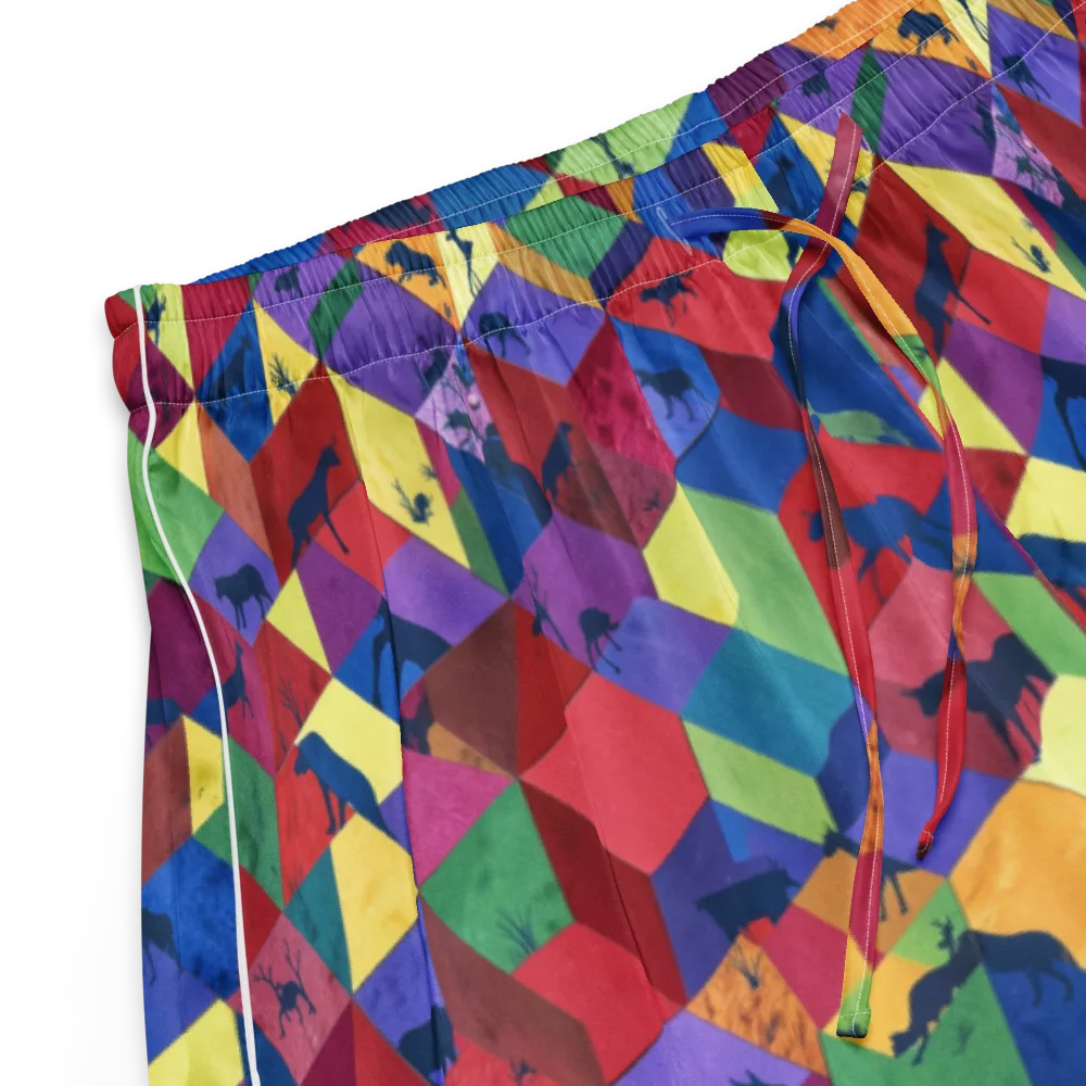 Prismatic Safari on Women's Pajama Shorts — Product details