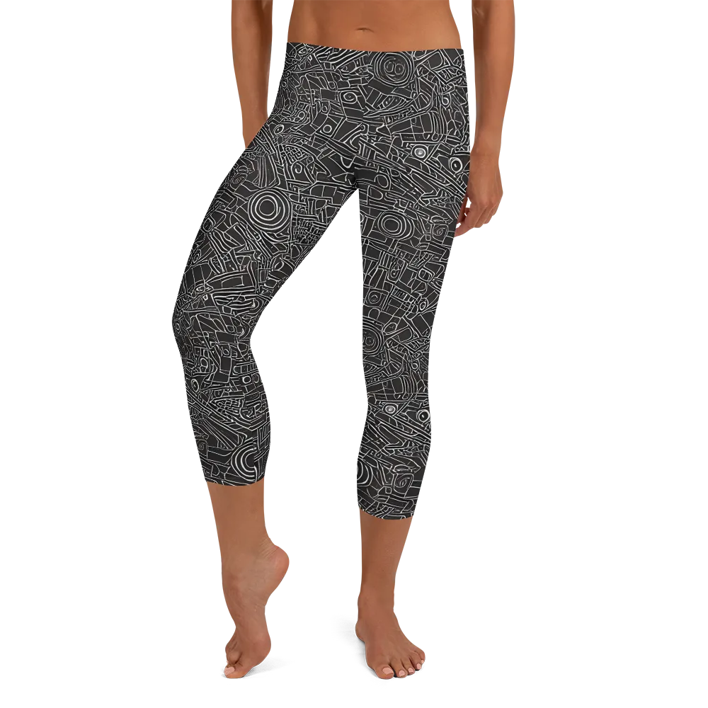 Blackline Mechanism on Capri Leggings — Front