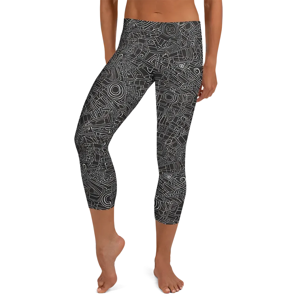 Blackline Mechanism on Capri Leggings — Front