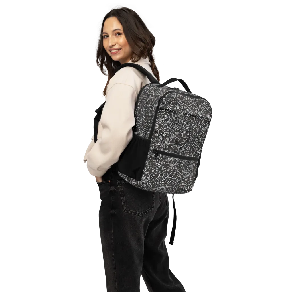 Blackline Mechanism on Utility Backpack — Back