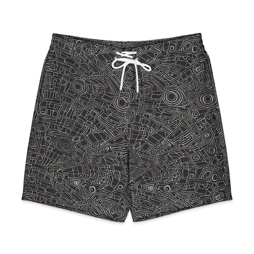 Blackline Mechanism on Men's Board Shorts — Front