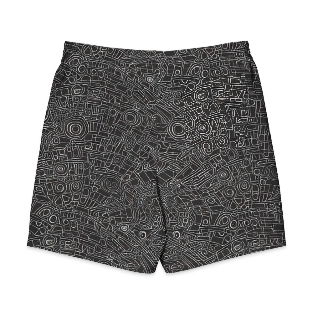 Blackline Mechanism on Men's Board Shorts — Back