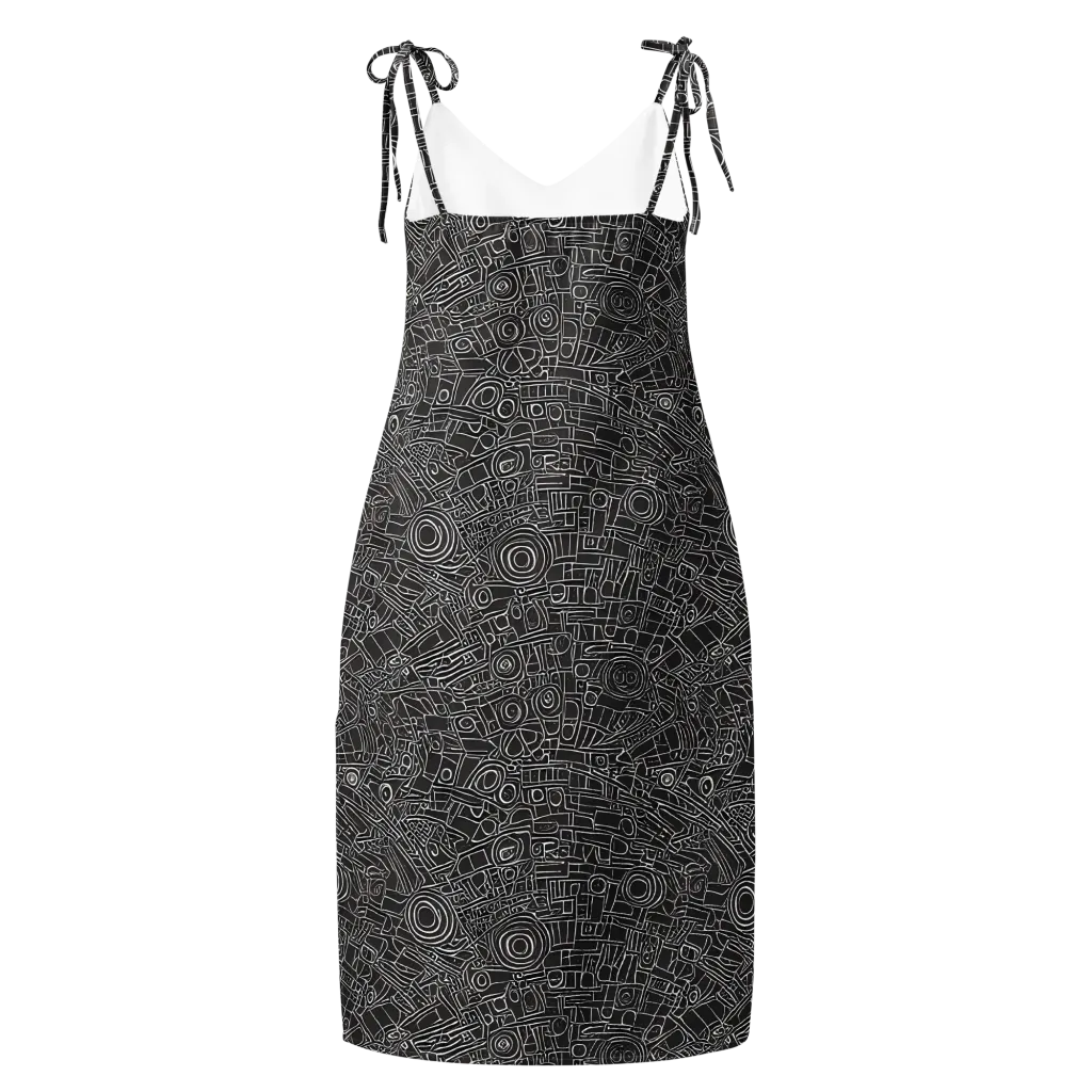Blackline Mechanism on Slip Dress — Back