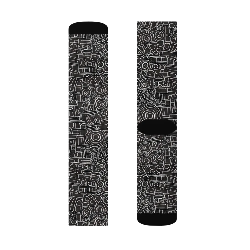 Blackline Mechanism on Socks — Right Sock