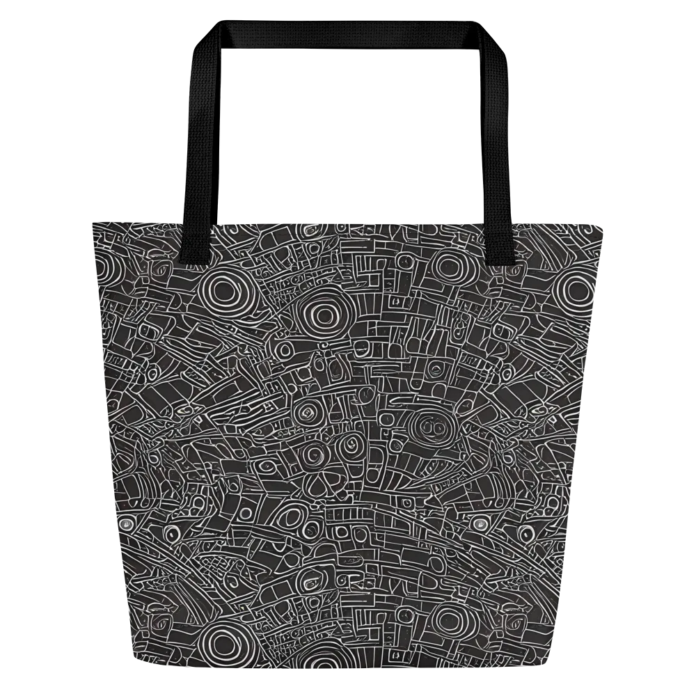 Blackline Mechanism on Large Tote Bag W/ Pocket — Front