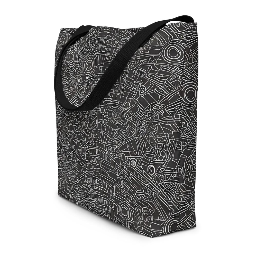 Blackline Mechanism on Large Tote Bag W/ Pocket — Front