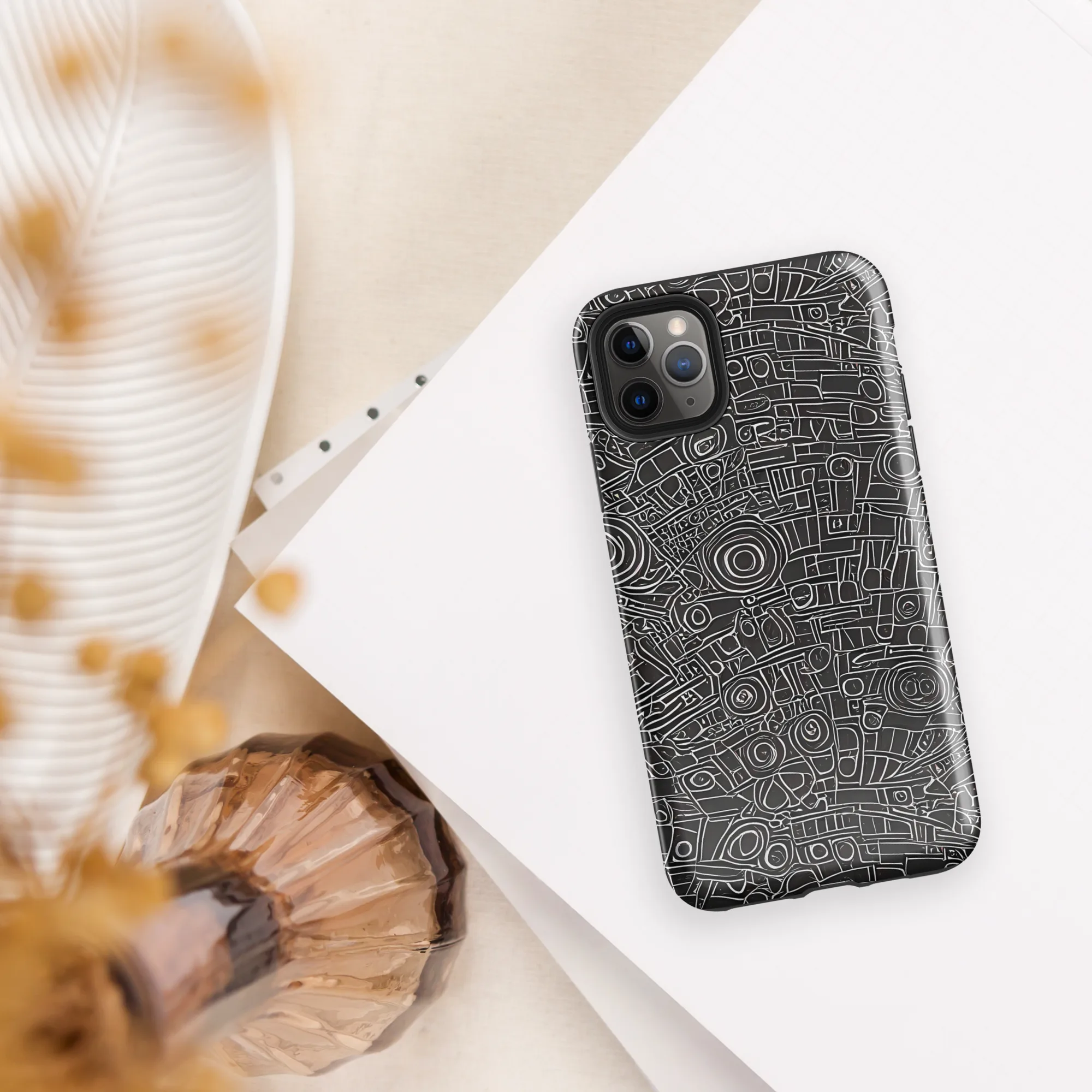 Blackline Mechanism on Tough Case for iPhone® — Front