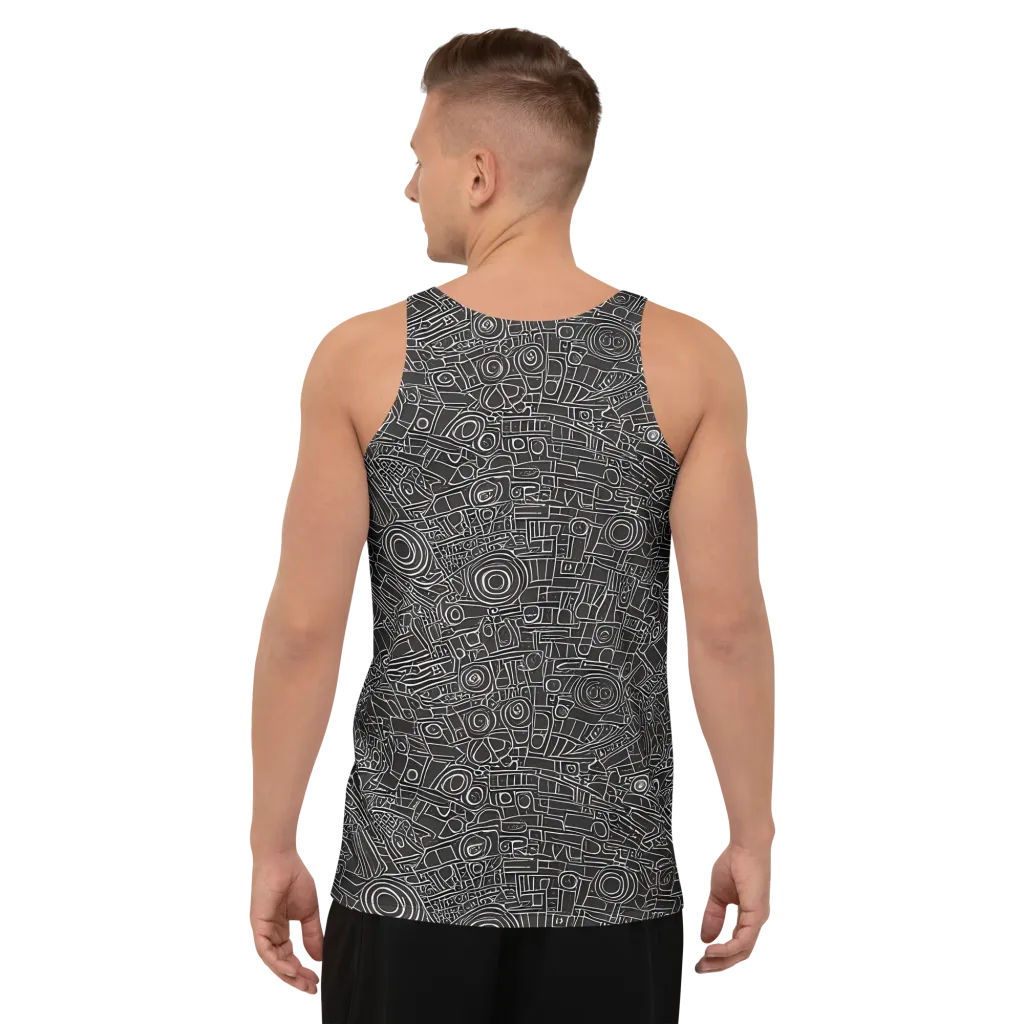Blackline Mechanism on Men's Tank Top — Back
