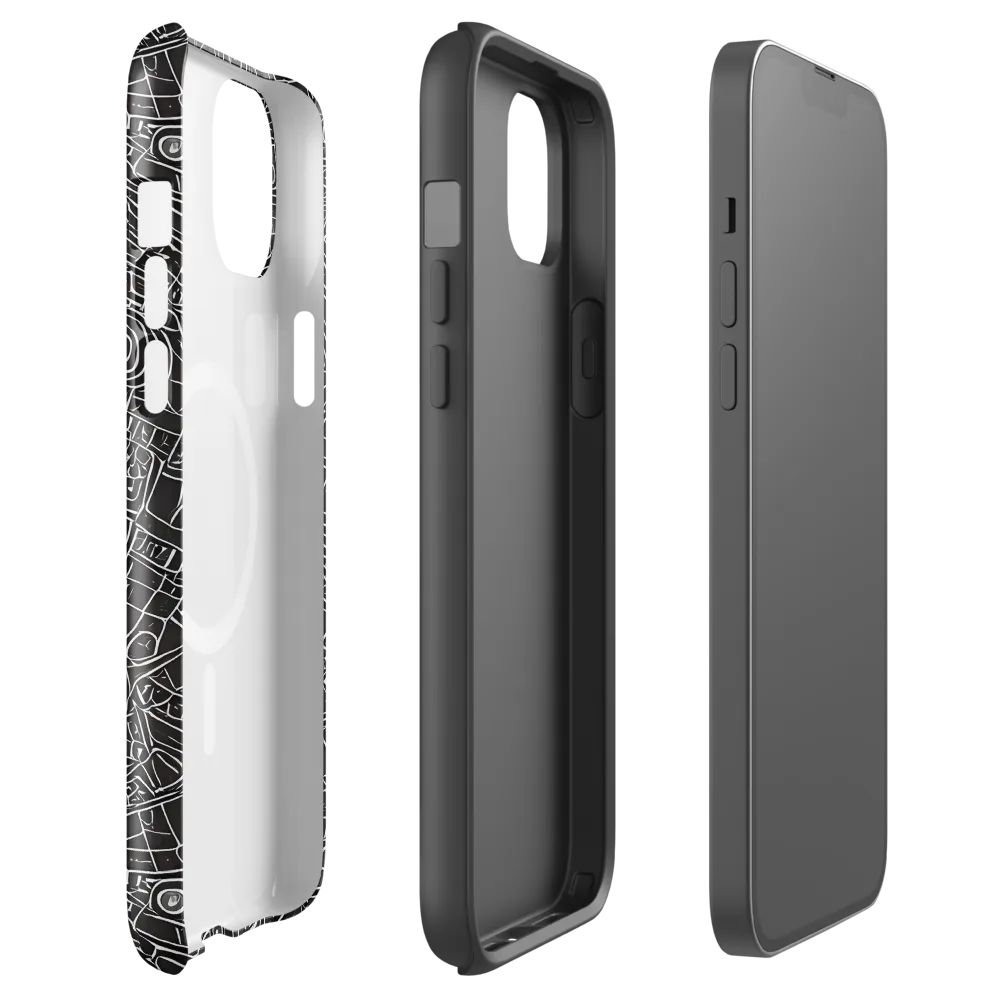 Blackline Mechanism on MagSafe Tough Case for iPhone® — Front