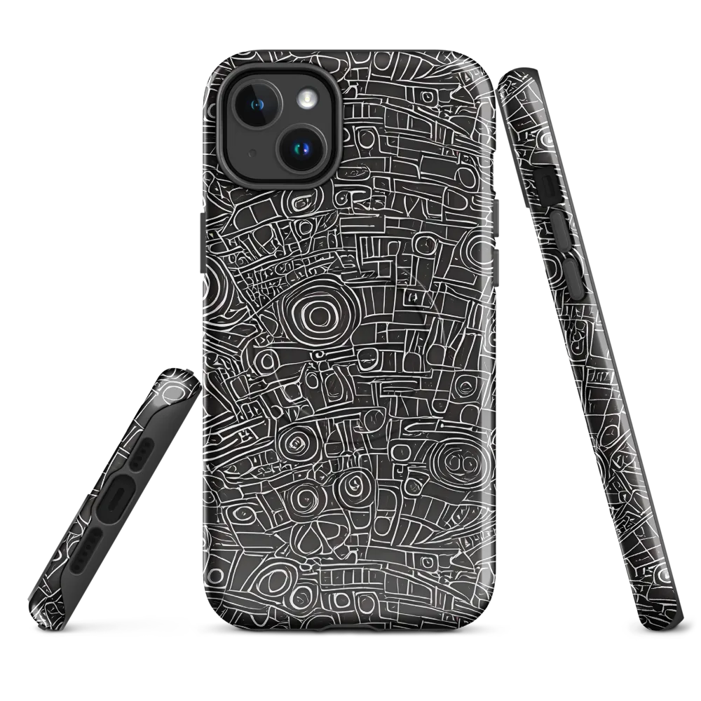 Blackline Mechanism on MagSafe Tough Case for iPhone® — Front