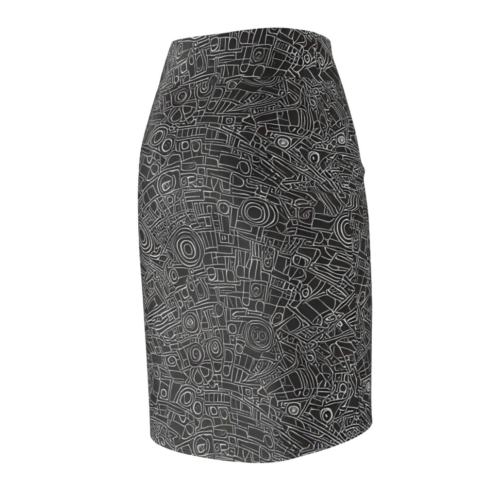 Blackline Mechanism on Pencil Skirt — Back Side