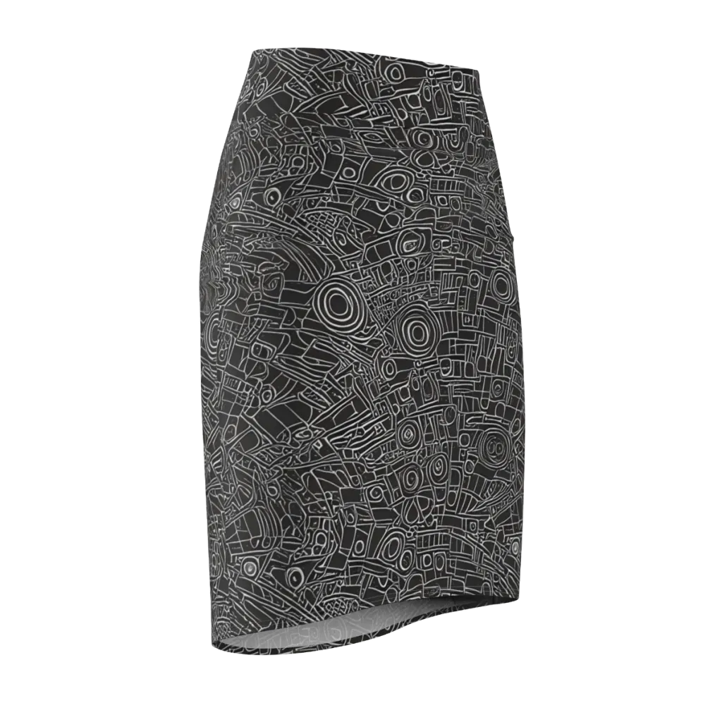 Blackline Mechanism on Pencil Skirt — Front Side