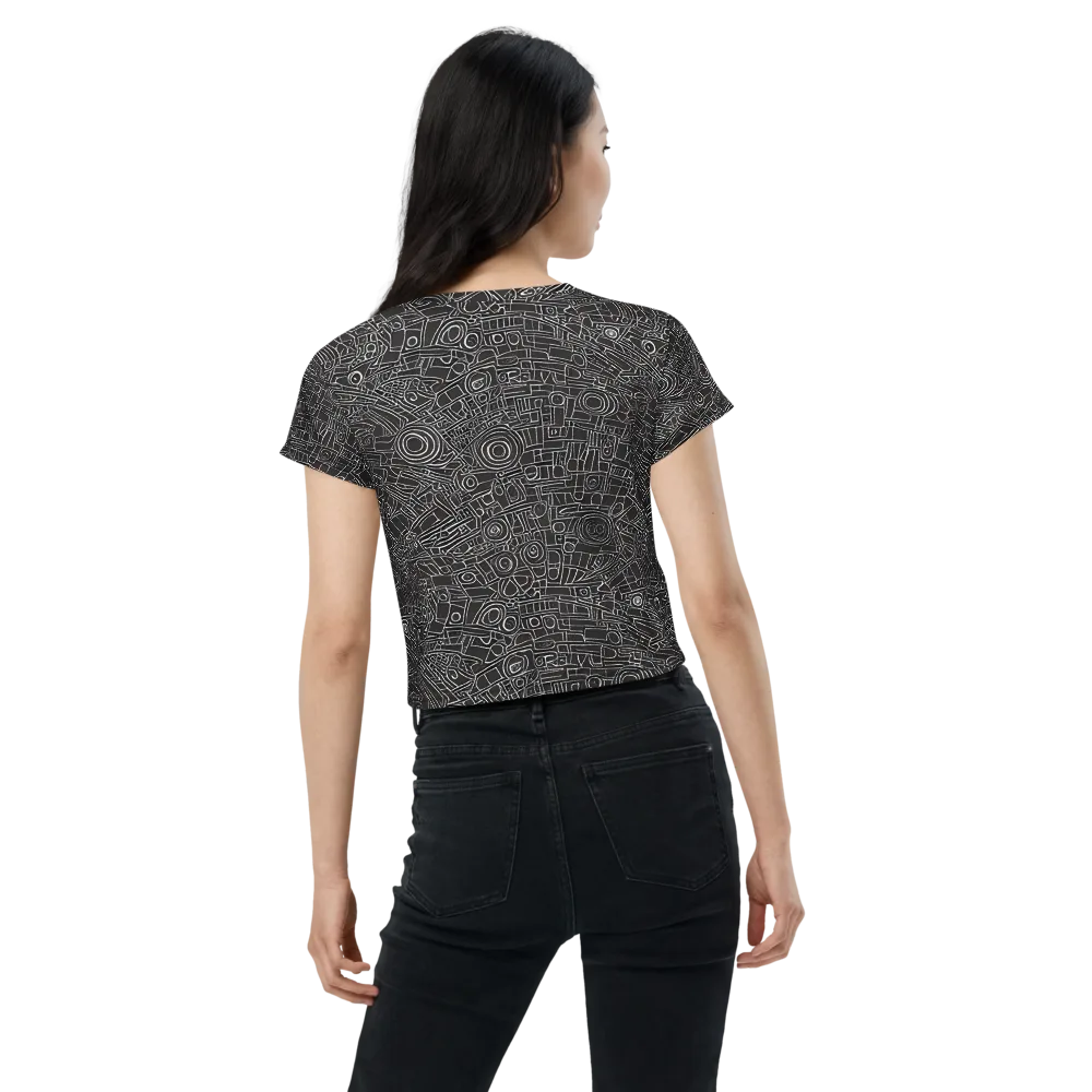 Blackline Mechanism on Crop Tee — Back