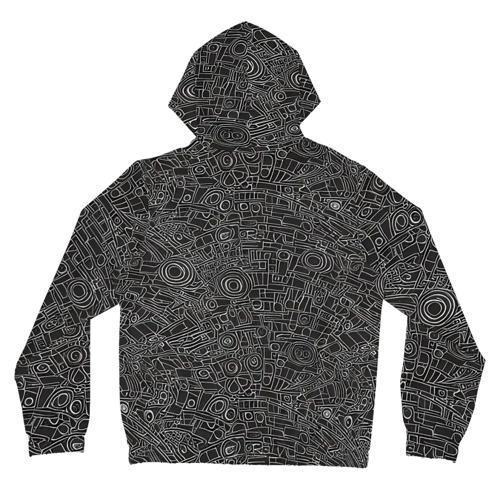 Blackline Mechanism on Women's Full-Zip Hoodie — Back
