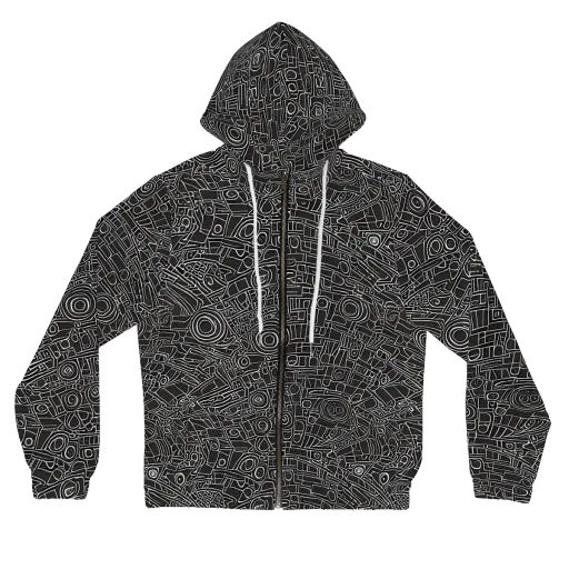 Blackline Mechanism on a Women's Full-Zip Hoodie