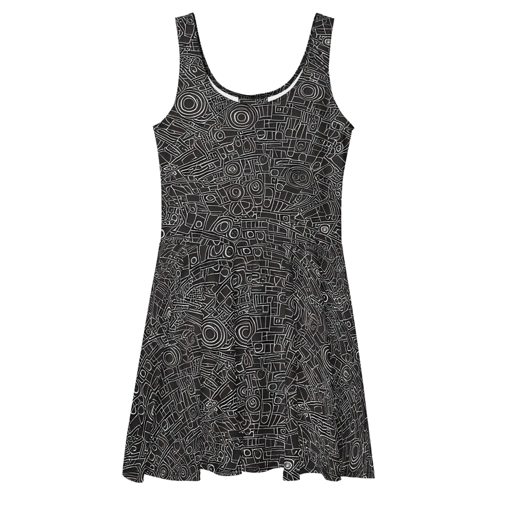 Blackline Mechanism on Skater Dress — Front