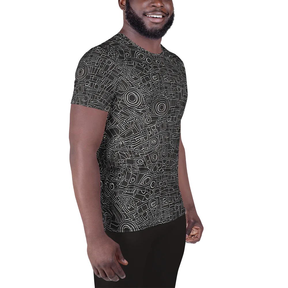 Blackline Mechanism on Men's Athletic T-Shirt — Right