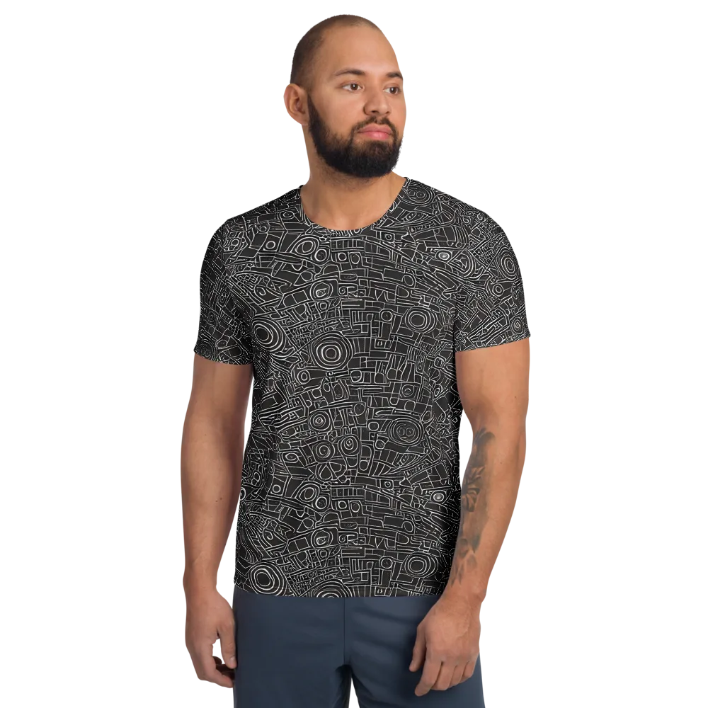 Blackline Mechanism on Men's Athletic T-Shirt — Front