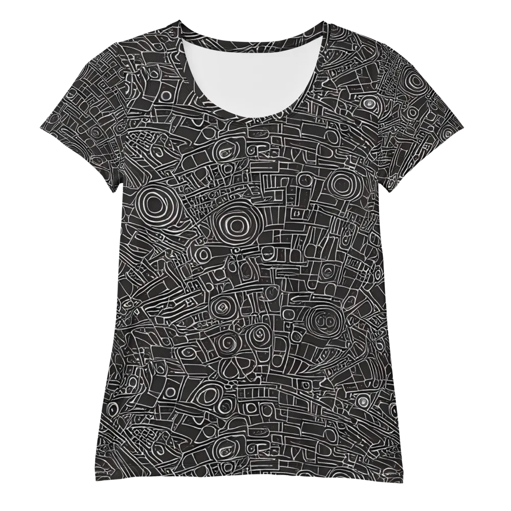 Blackline Mechanism on Women's Athletic T-Shirt — Front