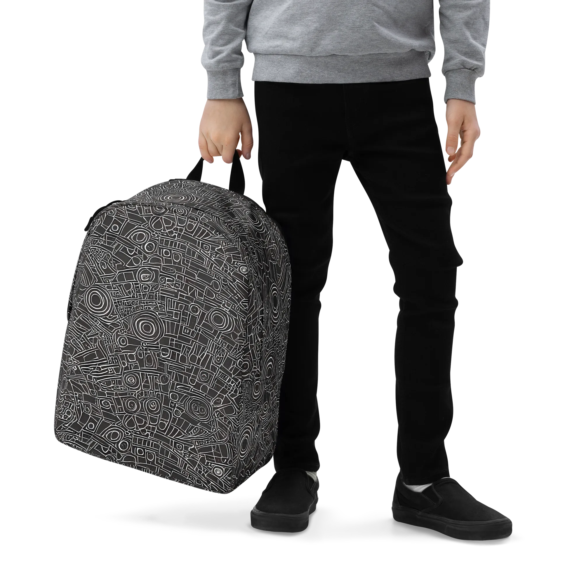 Blackline Mechanism on Minimalist Backpack — Zoomed-in