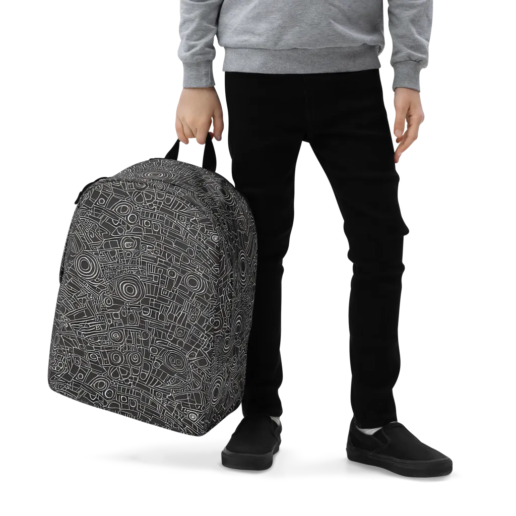 Blackline Mechanism on Minimalist Backpack — Zoomed-in