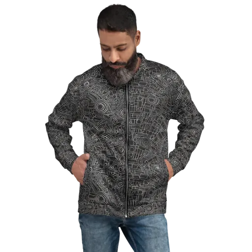 Blackline Mechanism on a Bomber Jacket