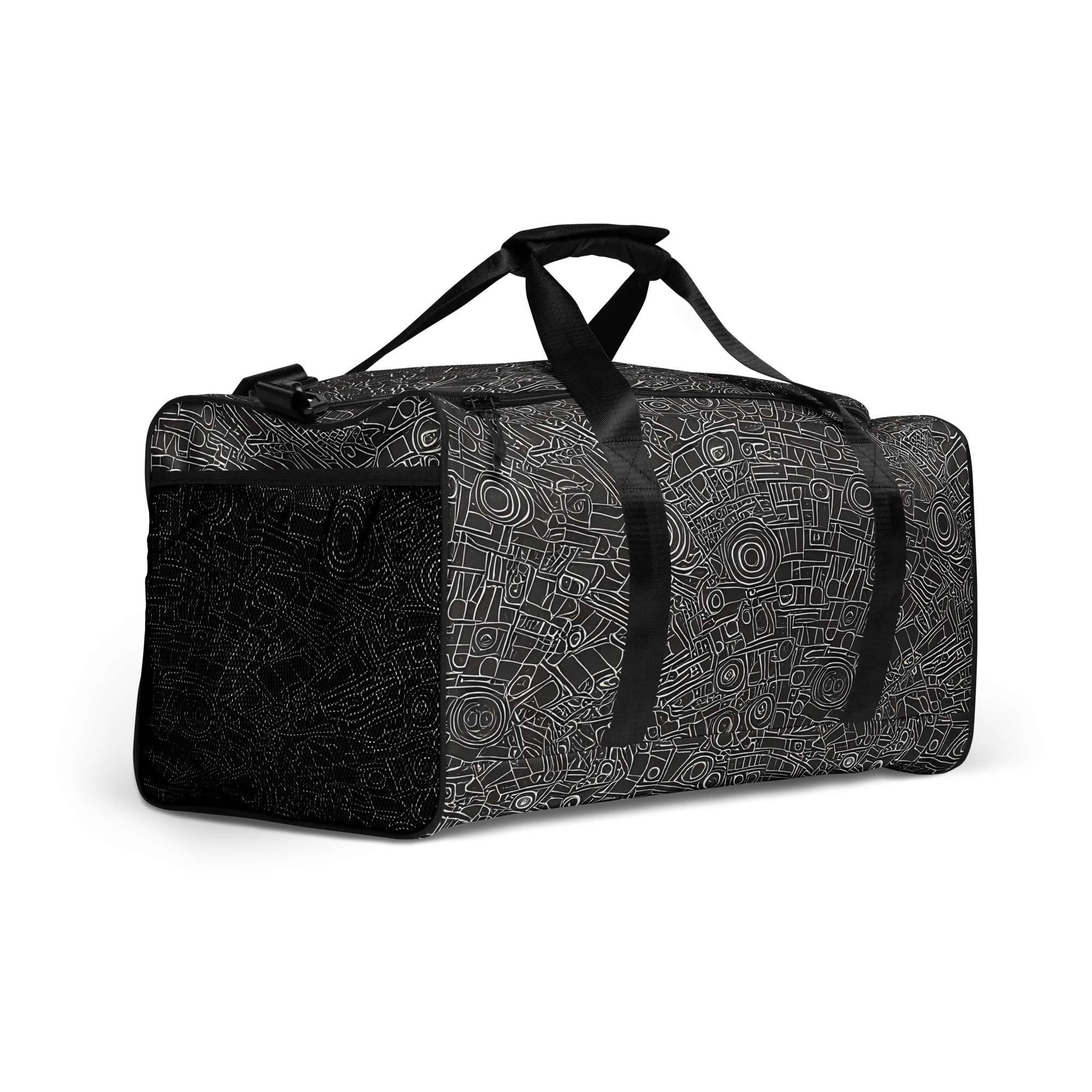Blackline Mechanism on Duffle Bag — Right Front