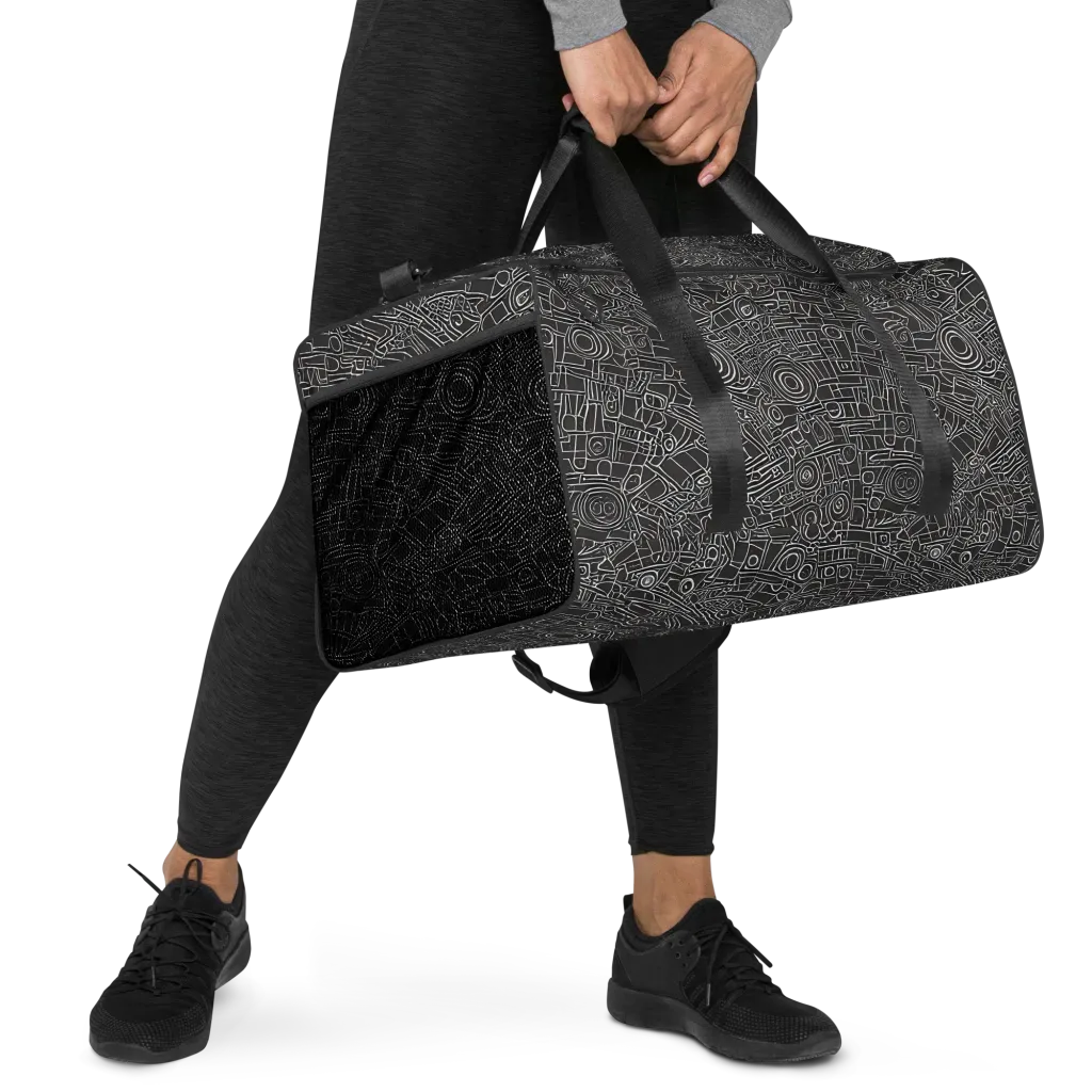 Blackline Mechanism on Duffle Bag — Right Front