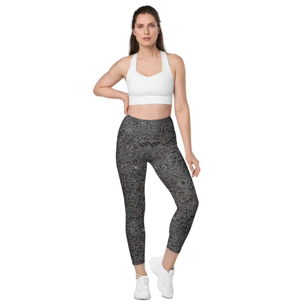 Blackline Mechanism on Leggings with Pockets — Front