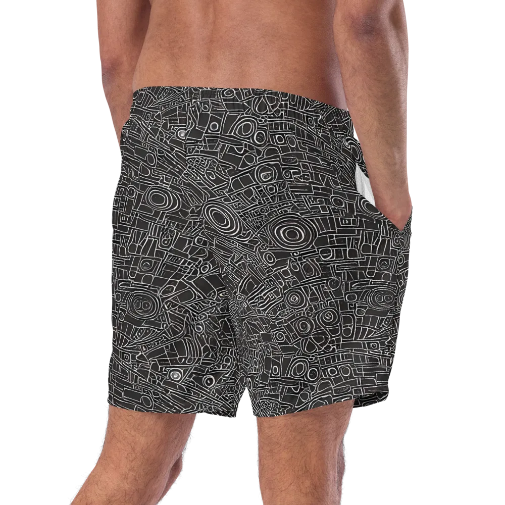 Blackline Mechanism on Swim Trunks — Right Back