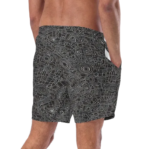 Blackline Mechanism on a Swim Trunks