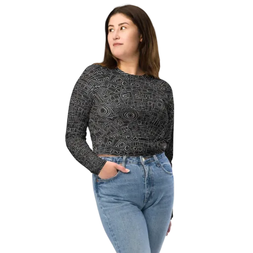 Blackline Mechanism on a Long Sleeve Crop Top