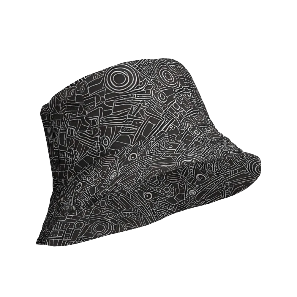 Blackline Mechanism on Reversible Bucket Hat — Product details Outside