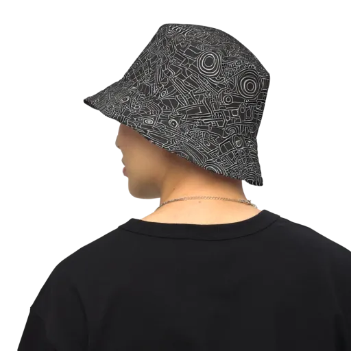 Blackline Mechanism on a Reversible Bucket Hat
