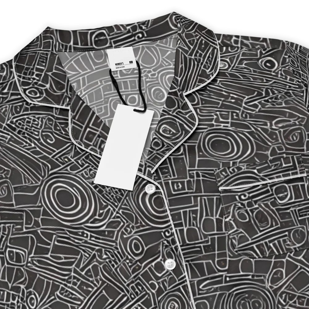 Blackline Mechanism on Women's Short Sleeve Pajama Top — Product details