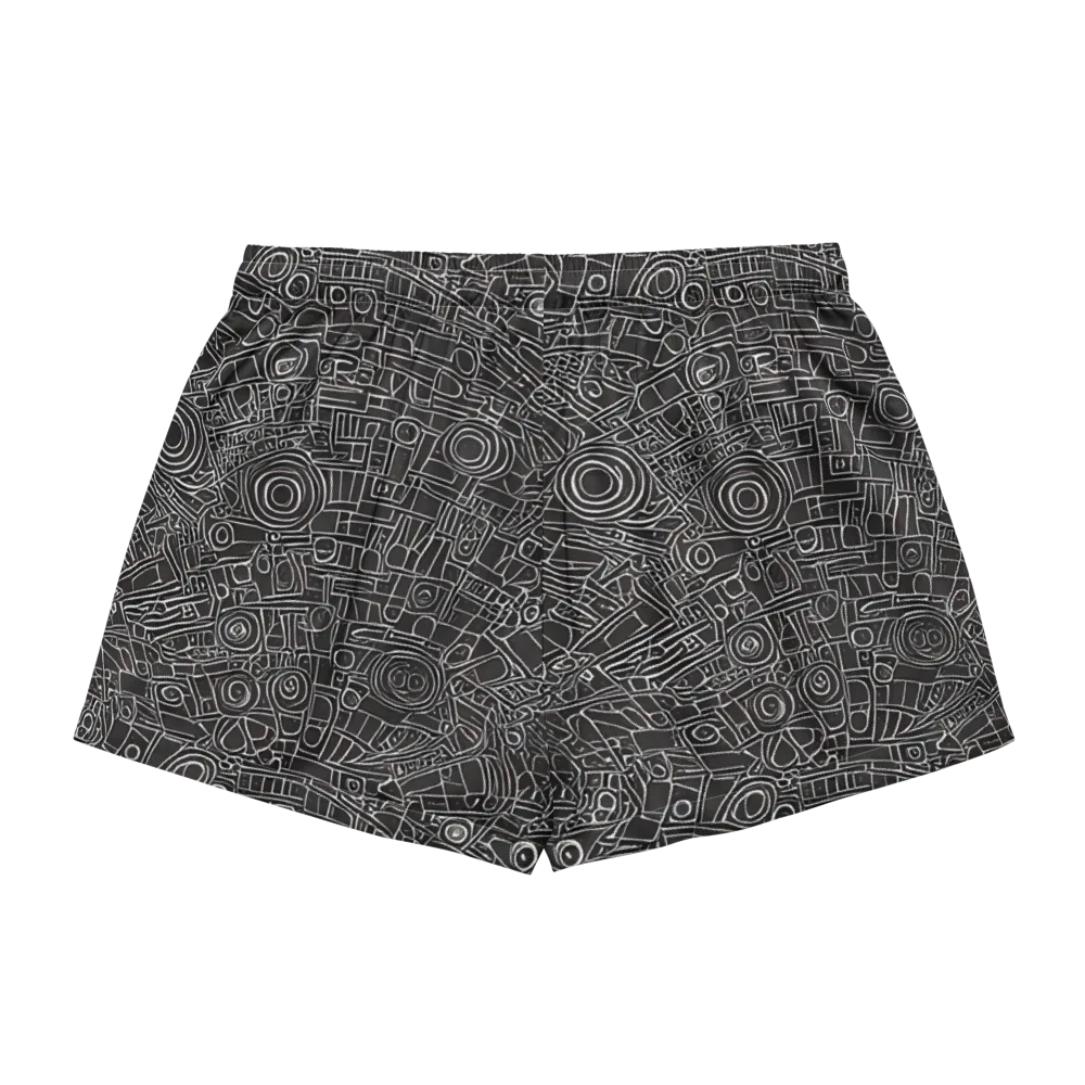 Blackline Mechanism on Women's Pajama Shorts — Back